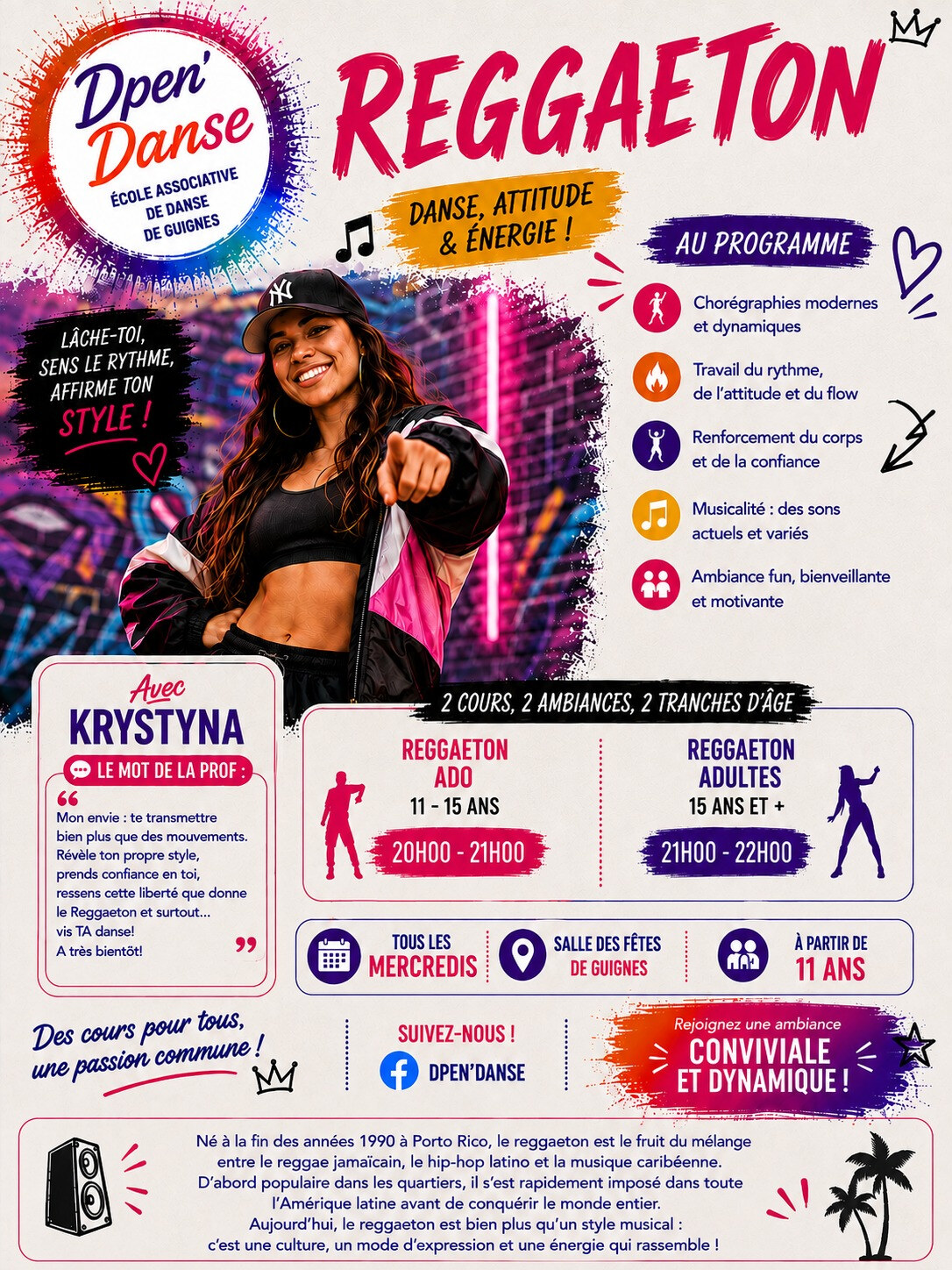 Flyer Reggaeton 2026-2027